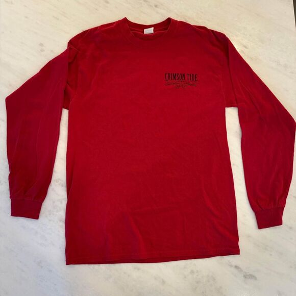 Alabama Crimson Tide SEC Long Sleeve T-Shirt - Tuscaloosa Bowtie Roll Tide‎ - Picture 2 of 8